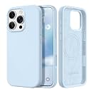 GolbinBox Magnetic for iPhone 16 Pro Case, Silicone Cover, Blue