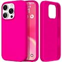 GolbinBox Magnetic for iPhone 16 Pro Max Case, Silicone Cover, Neon Pink
