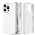 GolbinBox Magnetic for iPhone 16 Pro Max Case, Silicone Cover, White