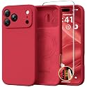 GolbinBox Magnetic for iPhone 18 Pro Case/17 Pro Case, Red