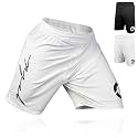 Gold BJJ Jiu Jitsu Shorts - IBJJF Approved No Gi Fight Short - for Grappling, MMA, Wrestling, Muay Thai &amp; Boxing