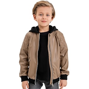 Gold Class Kidswear Boys Leather Jacket with