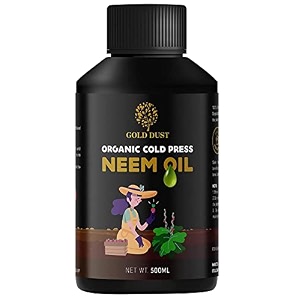 gold dust neem oil for plants insects spray concentrated 500 ml neem oil for plant organic substitute of pesticide for plants home garden neem oil for plants mealy bug spray