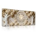 Gold Leaf Peony &amp; Full Moon Mouse Pad, Luxury Gilt Relief Forest Desk Mat - Large Non-Slip Office PC Laptop Desk Pad - 31.5"x11.8" x 3mm