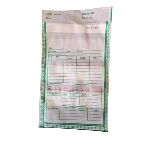 gold loan envelopes pouches bank credit society finance institution - size 634 x 934 pack of 500
