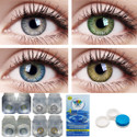 Gold Look Monthly Disposable 0.00 Colored Contact