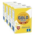 Gold Medal Premium Quality Unbleached Bread Flour, 5 lb (Pack of 4)