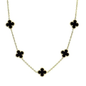 Gold Plated Double Layered Shadowed Statement Anti