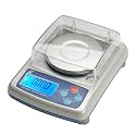 Gold Scale 500G/0.01G Carat Jewelry Scales Lab Balance Digital Electronic Precision Kitchen Scale LCD (White 300G/0.01G)