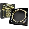 AA AUDIO ACCESSORY Gold Series Star Quad XLR Cables 3.3ft Handmade Mic Cord