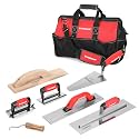 Goldblatt 8 Pieces Concrete Tools, Masonry Tool Kit for Cement Finishing