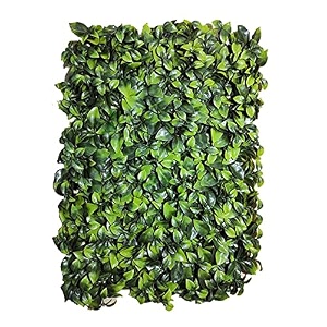 golden cart artificial wall grass for home decoration 2 pcs i grass mat for wall i vertical garden artificial wall plants large green leaves 60cm x 40cm x 8cm pack of 2