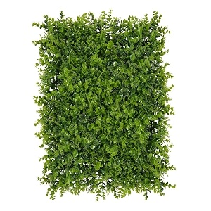 golden cart plastic artificial wall grass for home decoration 3 pcs i grass mat for wall i vertical garden artificial wall plants rich green leaves 60cm x 40cm x 8cm pack of 3