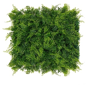 artificial wall grass for home decoration 4 pcs i grass mat for wall i vertical garden artificial plants green leaves design 50cm x 50cm x 5cm plastic pack of 4