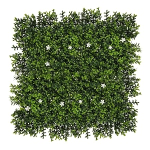 artificial wall grass for home decoration 5 pcs i grass mat for wall i vertical garden artificial plants green amp white design 50cm x 50cm x 5cm plastic pack of 5