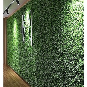 premiumwallarts artificial wall grass for home decoration 10 pcs i grass mat for wall i vertical garden artificial wall plants dark green 60cm x 40cm x 3cm pack of 10