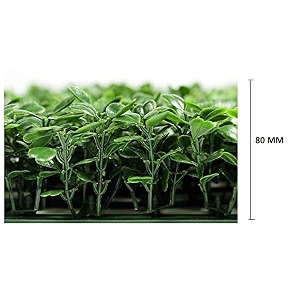 artificial wall grass for home decoration 1 pc i grass mat for wall i vertical garden artificial plants green with white flowers 60cm x 40cm x 8cm plastic pack of 1