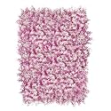 Golden Cart Artificial Wall Grass for Home Decoration (6 Pcs) I Grass Mat for Wall I Vertical Garden Artificial Wall Plants (Pink Leaves, 60cm X 40cm X 8cm, Pack of 6)