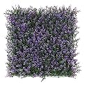 Artificial Wall Grass for Home Decoration (11 Pcs) I Grass Mat for Wall I Vertical Garden Artificial Plants (Purple, 50cm X 50cm X 8cm, Plastic, Pack of 11)