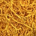 Golden Crinkle Cut Paper Shred Filler, 1 LB Basket Filler Shredded Paper, Confetti Stuffing for Basket Filling, Halloween, Thanksgiving, Christmas, Birthdays, Gift Wrapping, Stuffer Party Supplies
