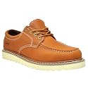 Golden Fox Work Shoe 4" Moc Toe Leather Men's Oxford for Construction &amp; Casual