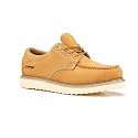 Golden Fox Work Shoe 4" Moc Toe Leather Men's Oxford for Construction &amp; Casual