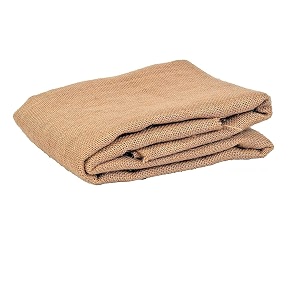 Golden Lurex Natural Color Jute Fabric 51