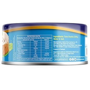golden prize canned tuna chunks in spring water 185gpack of 2
