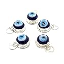 THE CRYSTAL HUB - Blue Evil Eye Pendants with Chain Original Turkish Nazariya