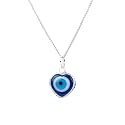 THE CRYSTAL HUB - Blue Evil Eye Pendants with Chain Original Turkish Nazariya