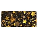 Golden Star Extended Gaming Mouse Pad, with Stitched Edges Large Mouse Pad Desk Protector, Rubber Base Mousepad Keyboard Mouses Mat for Work Game Office Home- 32" X 12" Inch