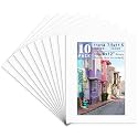 Golden State Art, 10 Pack 11x14 White Picture Mat for 8x12 Photos