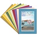 Golden State Art, 10 Pack 5x7 Mix Color Picture Mat for 4x6 Photos