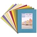 Golden State Art, 10 Pack 8x10 Mix Color Picture Mat for 5x7 Photos