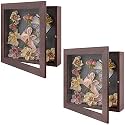 Golden State Art 2 Pack 11x11 White Shadow Box Frame 2-inch Depth