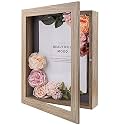 Golden State Art, Shadow Box Frame Display Case, Wall or Tabletop, Great for Collages, Collections, Mementos (11x14, Brown)