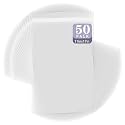 Golden State Art, 50 Pack Self Sealing Clear Bags for 11x17 Mats, Pictures