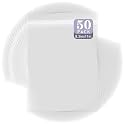 Golden State Art, 50 Pack Self Sealing Clear Bagsfor 8.5x11 Mats, Pictures