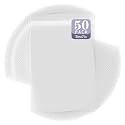Golden State Art, 50 Pack Self Sealing Clear Bags for 5x7 Mats, Pictures