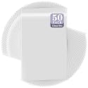 Golden State Art, 50 Pack Self Sealing Clear Bags for 13x19 Mats, Pictures