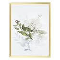Golden State Art 9x12 Aluminum Poster Frame Acrylic Front Gold