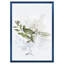 Golden State Art A4 Aluminum Poster Frame Acrylic Front Blue