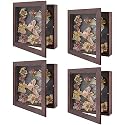 Golden State Art, 11x11 Shadow Box Frame Display Case, 2-inch Depth, Great for Collages, Collections, Mementos, 6 Pins Included (Brown, 4 Pack)