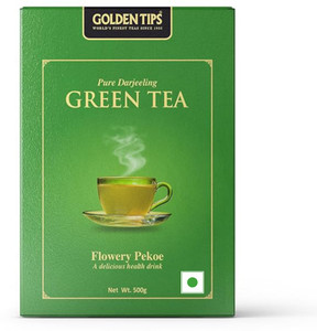 golden tips darjeeling paper pack green tea box 500 g