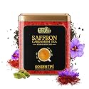 Golden Tips Saffron Cardamom (Elaichi) Exotic Robust CTC Chai 250 Gram