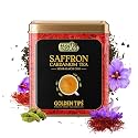 Golden Tips Saffron Cardamom Exotic Chai India's Authentic Spiced Tea, (500gram-250 Cups)