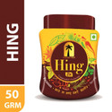 Golden Tree 100% Premium Compounded Hing (Asafoetida) No Additives| Organic Authentic & Pure (50 g)