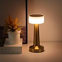 Golden White Round Table Lamp 3 Color