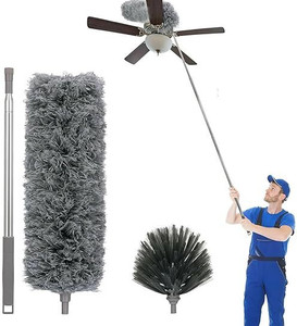 GOLDENEYEHOUSE 2 In 1 Microfiber Feather Duster