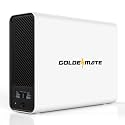 GOLDENMATE 1000VA/600W Lithium UPS Battery Backup &amp; Surge Protector, White